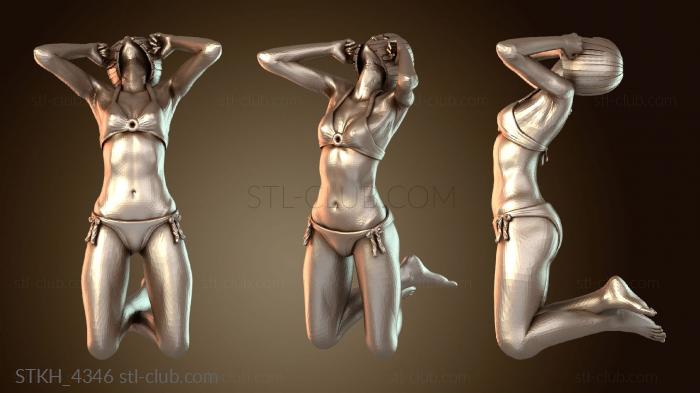 Статуэтки люди Загорать в бикини