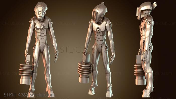 Пилот Тау Воздушной Касты с Шлемным Оружием ML