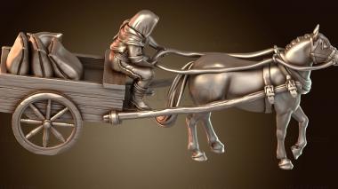 3D модель Сельский житель – водитель фургона (STL)