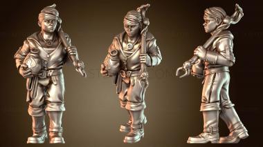 3D модель Женский расчет залпового орудия (STL)