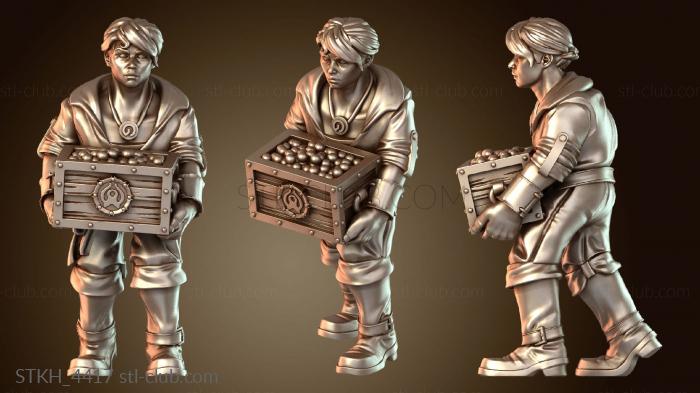 Статуэтки люди Женский расчет залпового огня в снаряжении