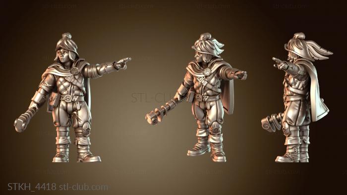 Статуэтки люди Сержант залпового огня, женщина