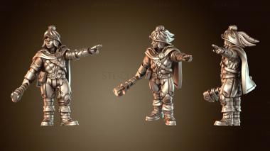 3D модель Сержант залпового огня, женщина (STL)