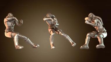 3D модель Warhammer Кабра Эльфо Ллорон Печальный (STL)