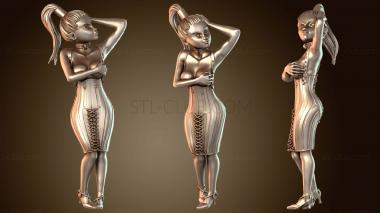 3D модель Платье-корсет «Ведьма» (STL)
