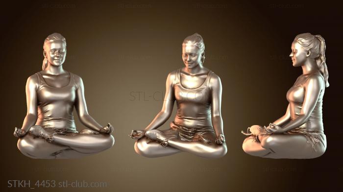 Статуэтки люди Девушка-йога Нелли