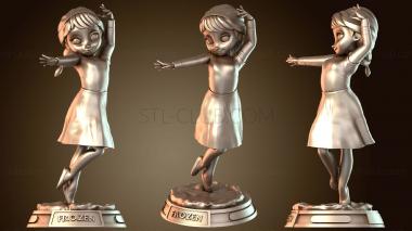 3D модель Юная Эльза (STL)