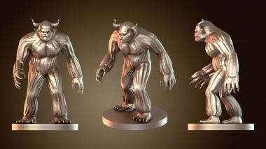 3D модель Молодой йети (STL)