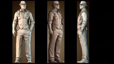3D модель Мужчина агент (STL)
