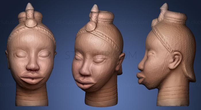 Ceramic head from Nigeria