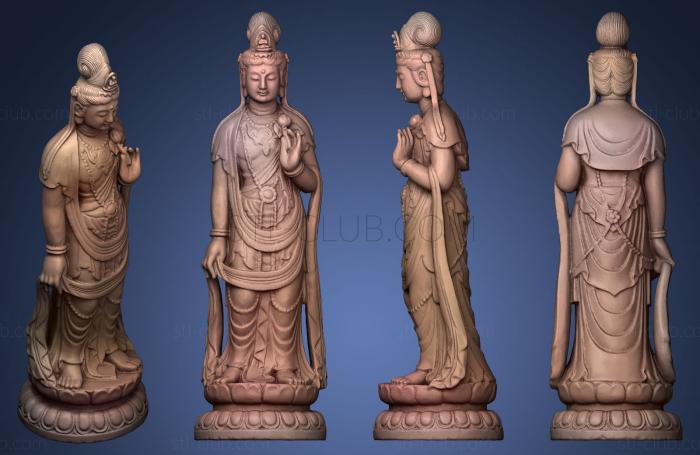 Kannon Guanyin marble statue