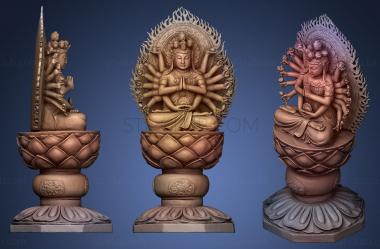 3D model Avalokitesvara Thousandarmed Goddess (STL)