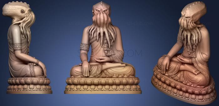 Cthuddha (Cthulhu Buddha)