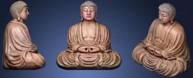 3D model The Great Buddha At Kamakura Japan (STL)