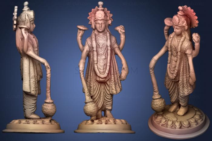 Скульптуры индийские Вишну, Бог защиты и сохранения, управляющий вселенной