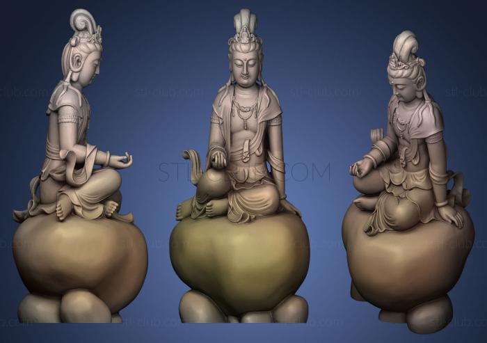 Скульптуры индийские Коллекция Авалокитасвары 001 (Гуаньинь)