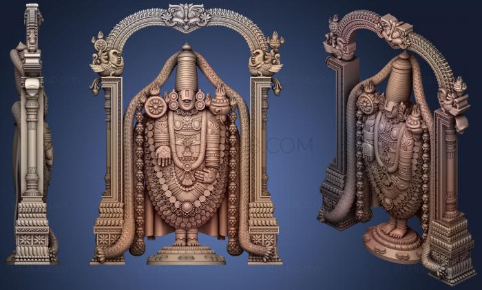 Скульптуры индийские Господь Шри Венкатешвара