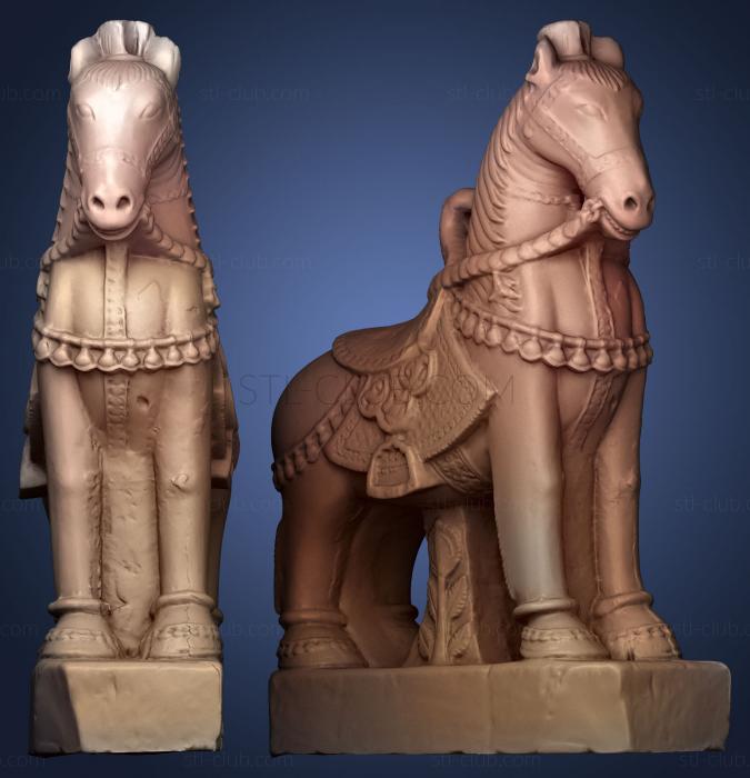 3D model Horse Sculpture 1660 (STL)
