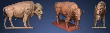3D мадэль Статуя американского буйвола (STL)
