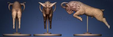 3D model Daniel 8 Goat with Four Horns (STL)