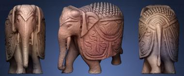 3D модель Скульптура индийского слона (STL)