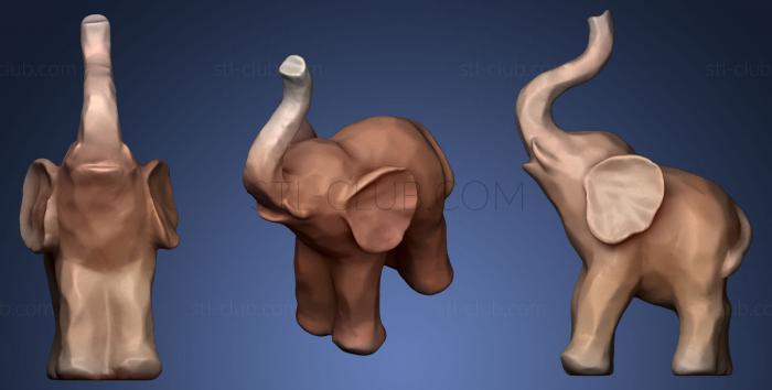 3D мадэль Декоративный Слон (STL)