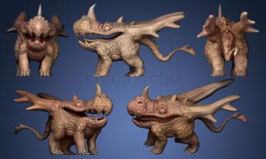 3D модель Дракон, Но Только Голова (STL)
