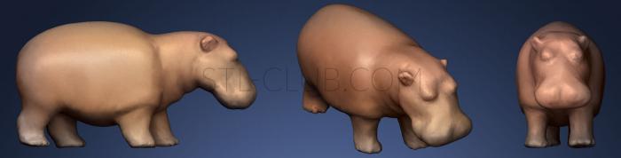 Hippopotamus figure