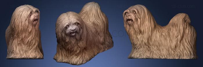 3D model Lhasa Apso Dog Statuette (STL)