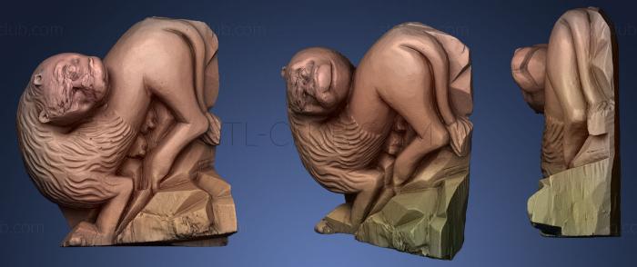 3D model Sculpture of a Lion 17th c unknown sculptor (STL)