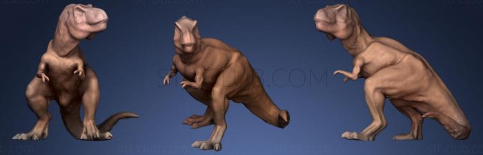 3D модель Тиранозавр (STL)