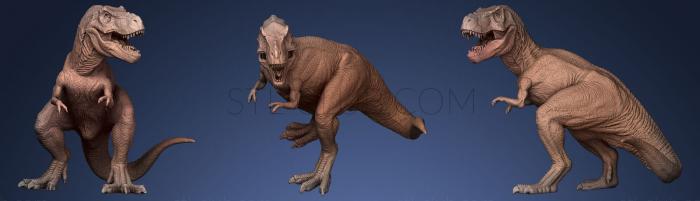 3D model Tyrannosaurus Rex30 (STL)
