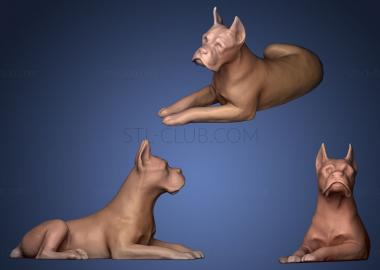 3D модель Модель собаки (STL)