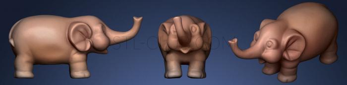 Elephant Figurine 3
