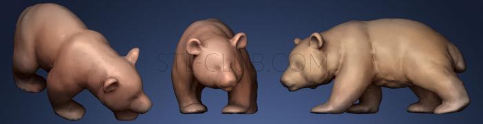 3D мадэль Гигантская китайская Панда (STL)