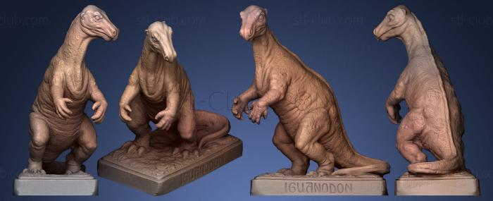 3D model Historical reconstruction of Iguanodon (STL)