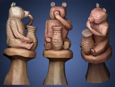 3D мадэль Сборник рассказов о медвежонке Пухе Игровая берлога в Кливдене 2 (STL)