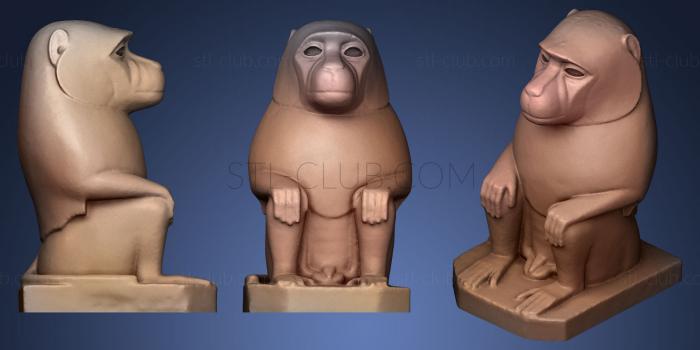 3D модель Бабуины Кливдена (STL)