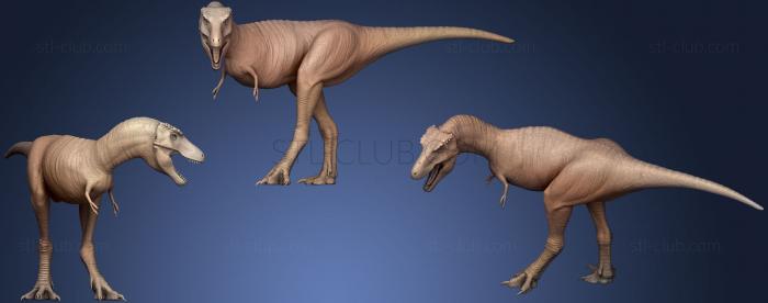 3D мадэль Детеныш Тираннозавра Рекса (STL)