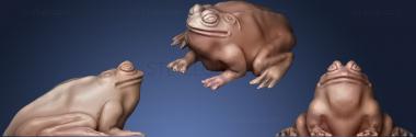 3D модель Лягушка-бык (Ochsenfrosch) (STL)