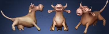 3D model Cow (Inspired By The The Cow Sneezed) (STL)