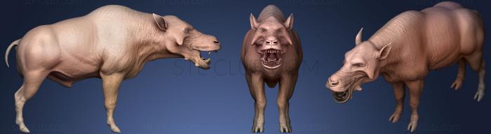 3D model Daeodon Shoshonensis109 (STL)