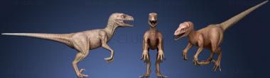 3D model Dinosaur Reptile Base 01 (STL)