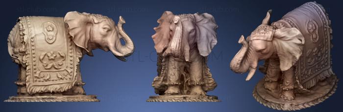 3D-сканирование скульптуры слона