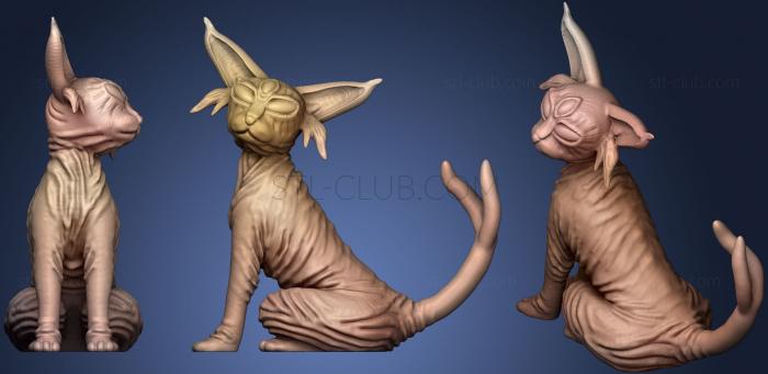 3D model Espeon 3 Eyed Familiar Cat (STL)