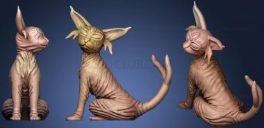 3D model Espeon 3 Eyed Familiar Cat (STL)