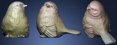 3D модель Семейство птиц птенец 2 (STL)