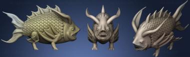 3D model Frosthaven Piranha Pig (STL)