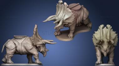 3D model Heroscape C3 V Behemoth Trihorn For Hrognak (Proxy) (STL)