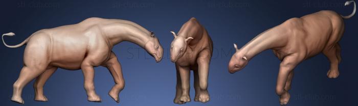 3D model Indricotherium - copy (STL)